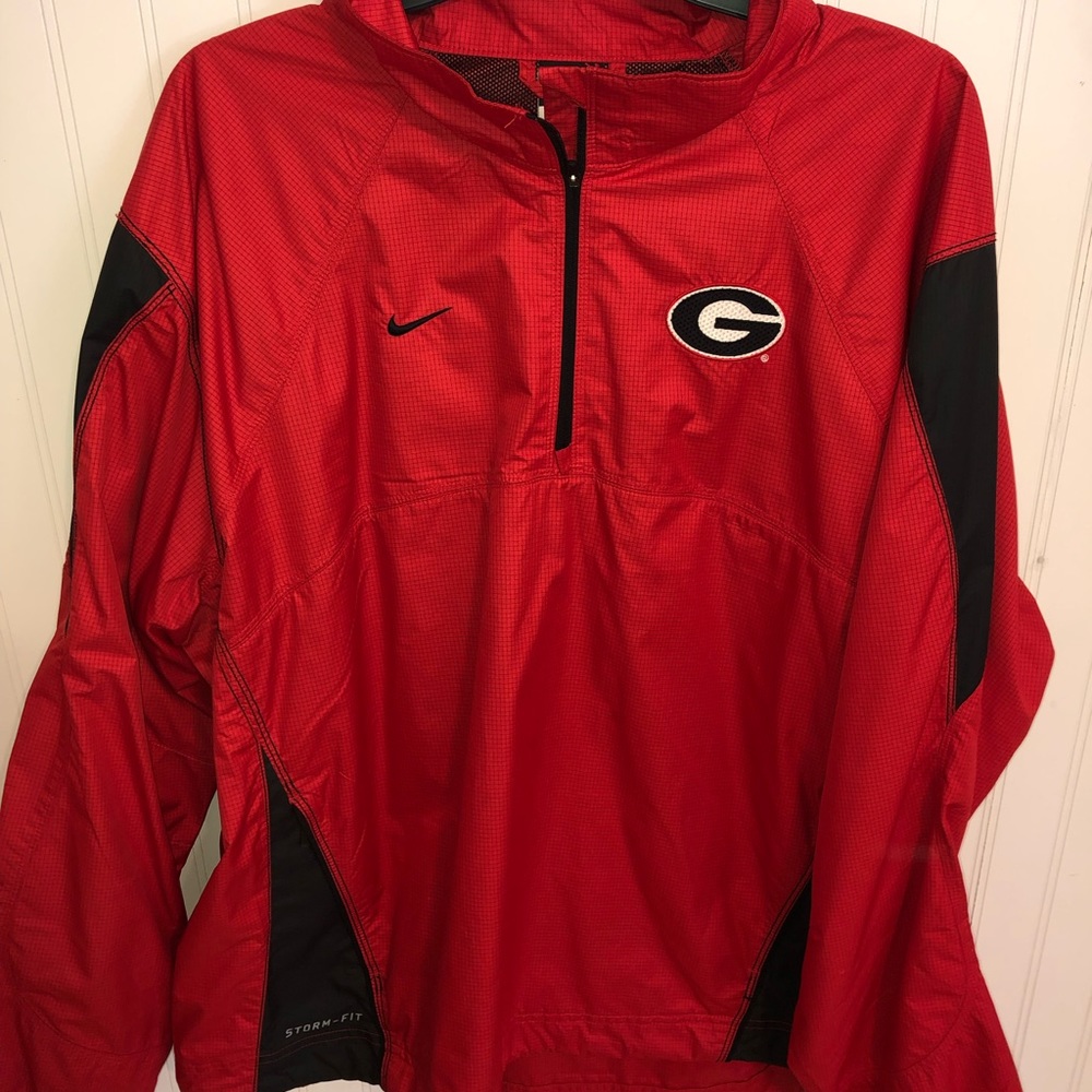 Nike Georgia Bulldogs storm-fit 1/4 zip pullover
